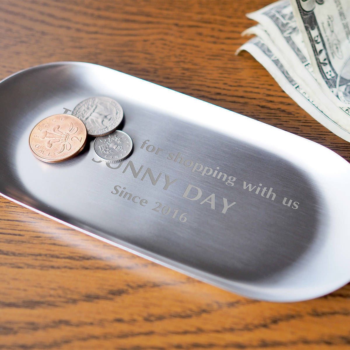 ステンレスキャッシュトレイ}