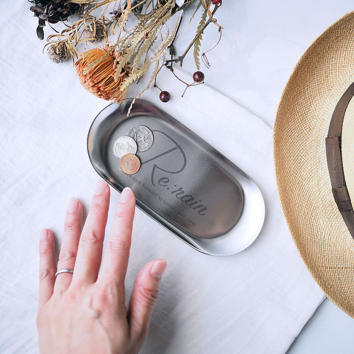 ステンレスキャッシュトレイ}