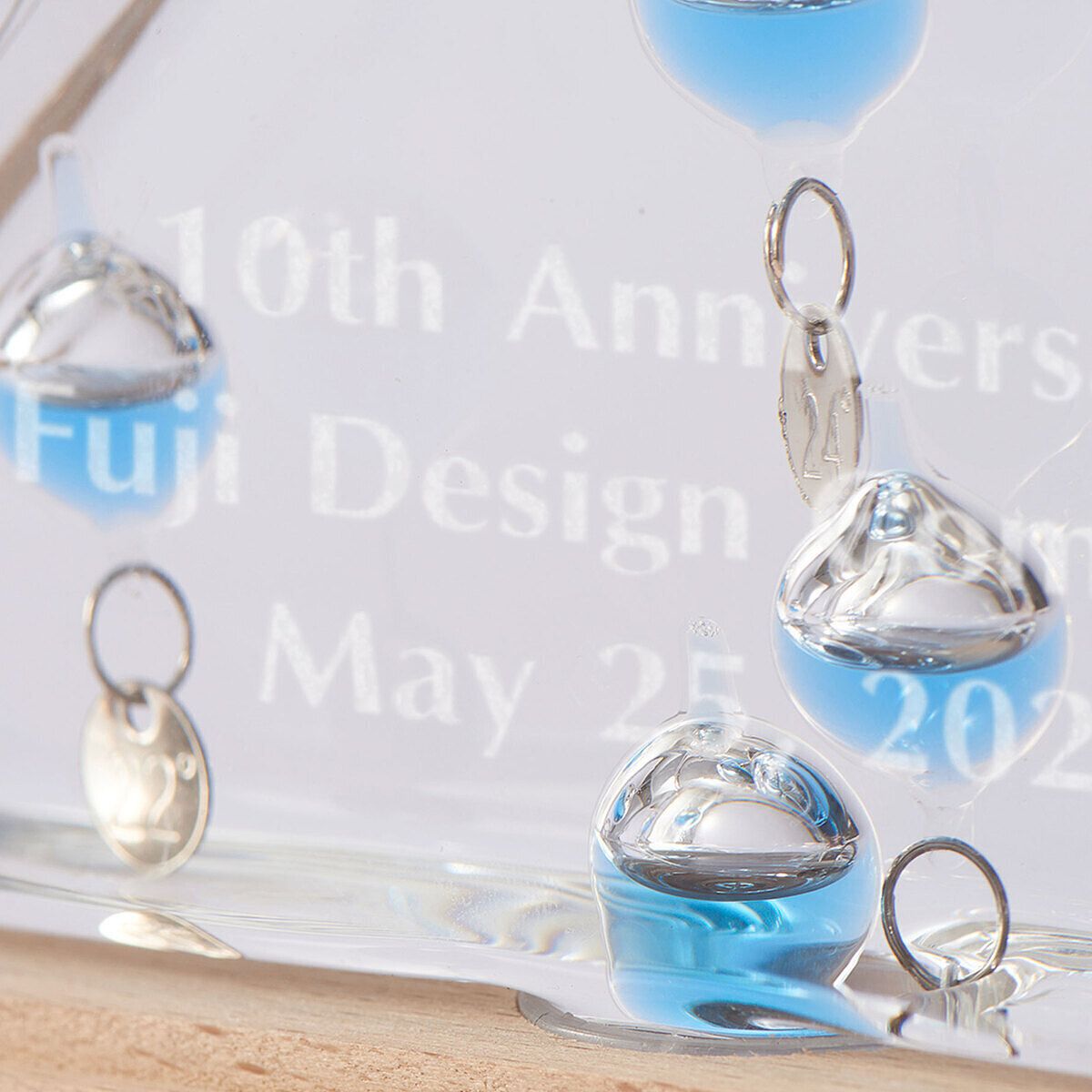 ガリレオ温度計 富士山}