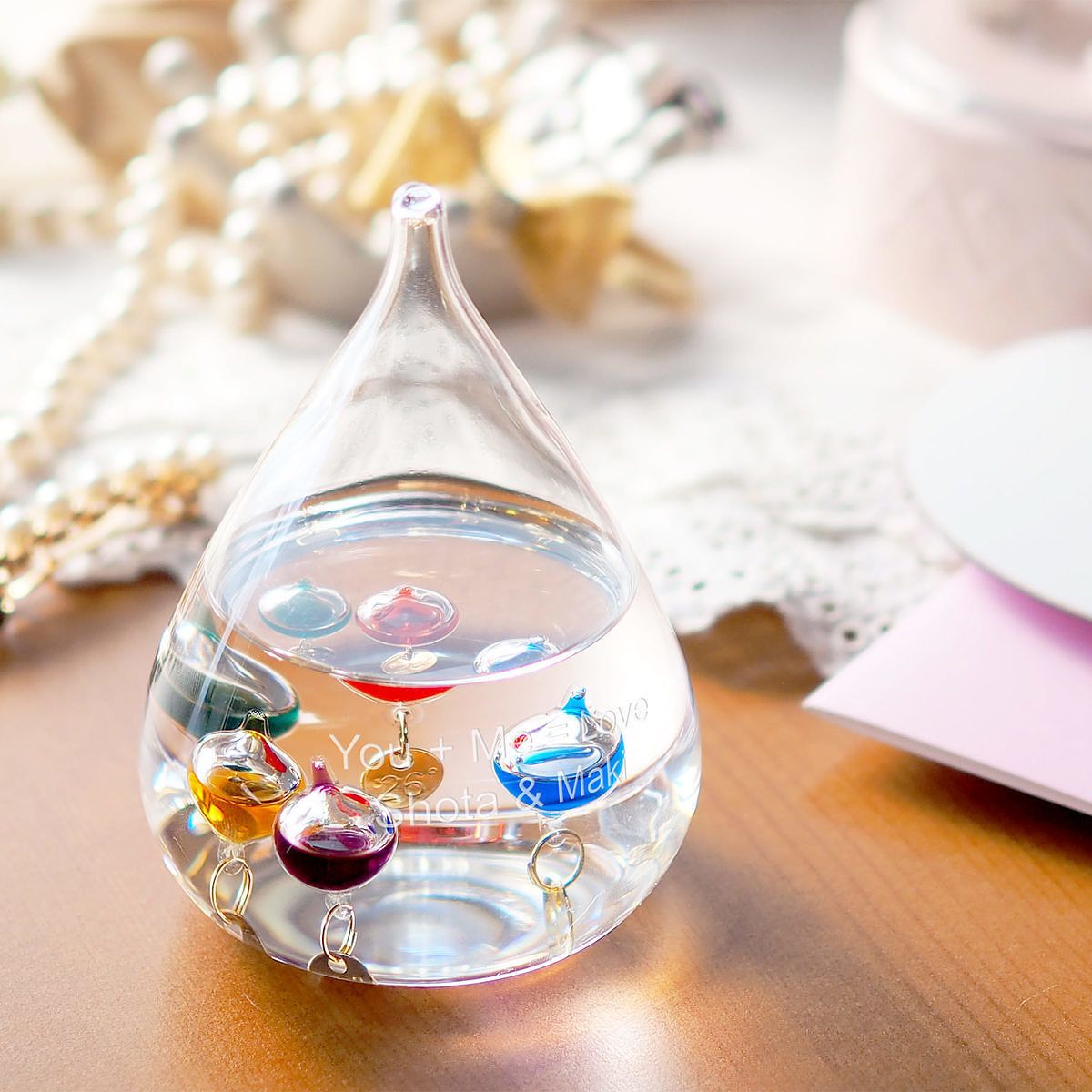 ガリレオ温度計 ドロップ S}