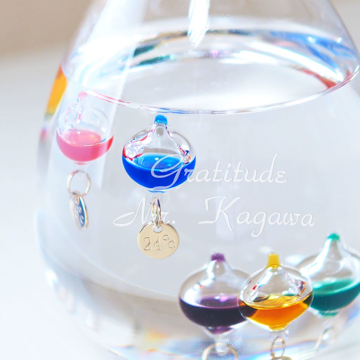 ガリレオ温度計 ドロップ S}